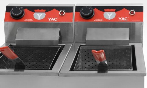 Freidora Doble Eléctrica 2 Canastos Marca YAC - Imagen 2