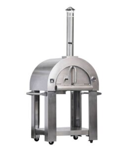 Horno A Leña Acero Inoxidable Pizzas Pan Carnes Bbq Grill