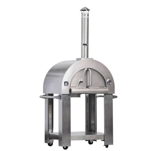 Horno A Leña Acero Inoxidable Pizzas Pan Carnes Bbq Grill
