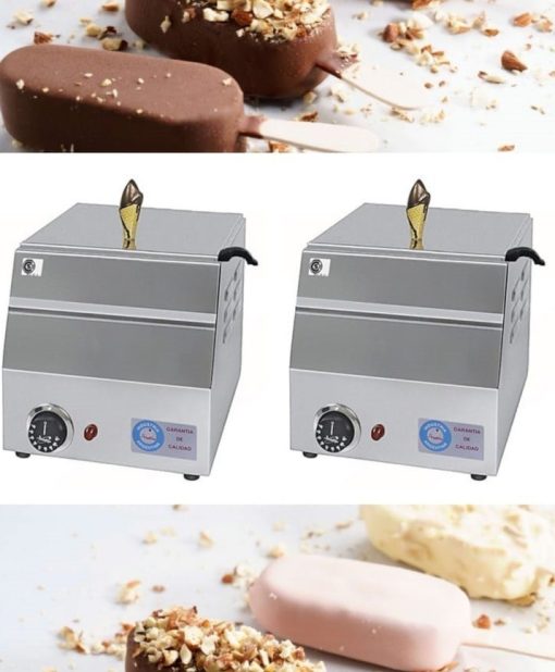 Bañadora Chocolate De Acero Inox Boca Chica - Anion - Imagen 9