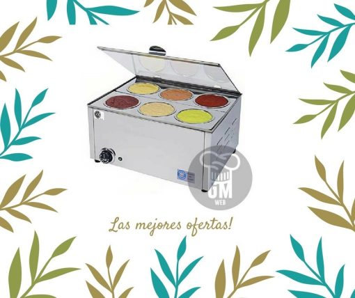 Mantenedor De Salsas Y Alimentos 6 Recipientes - Anion - Imagen 3