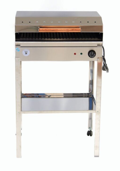 Parrilla Eléctrica Chalten Estante + Ahumado + Funda Resinet - Imagen 9