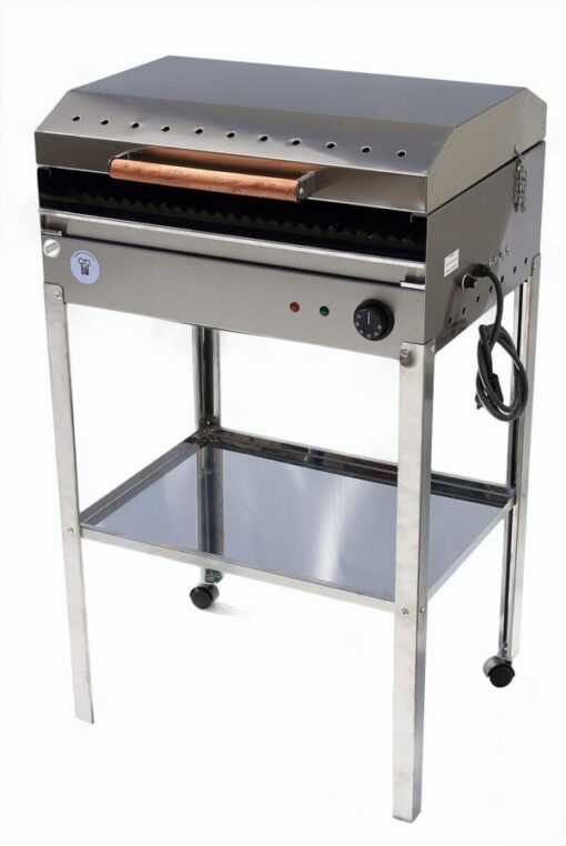 Parrilla Eléctrica Chalten Estante + Ahumado + Funda Resinet - Imagen 7