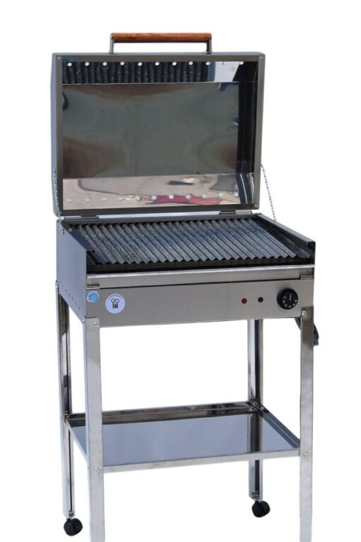 Parrilla Eléctrica Chalten Estante + Ahumado + Funda Resinet - Imagen 4