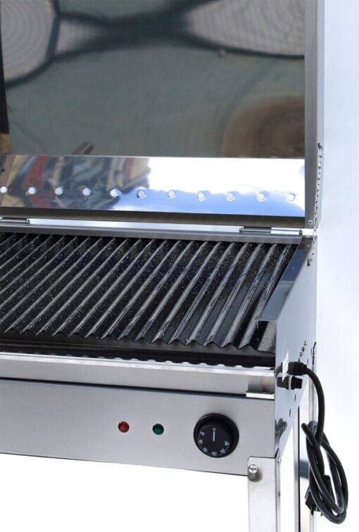 Parrilla Eléctrica Chalten Estante + Ahumado + Funda Resinet - Imagen 3