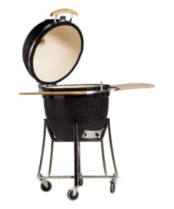 Parrilla Kamado Bbq Grill Kadu K23 Ahumador Ceramico Negro