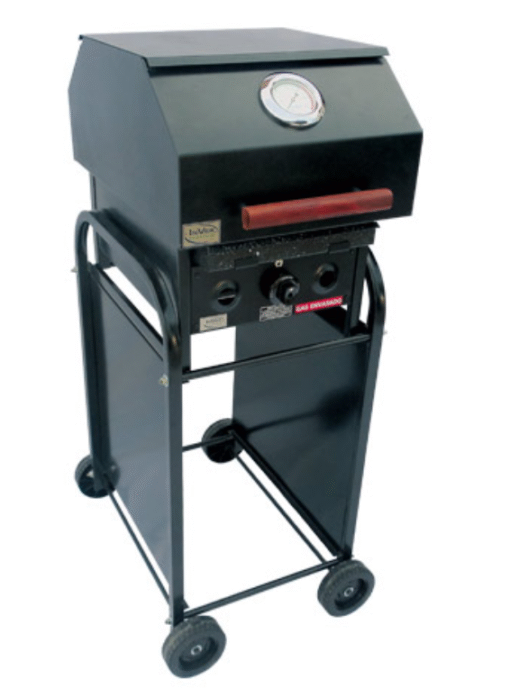 Parrilla A Gas Natural Envasado 40x60 Tapa Carro Ahumador