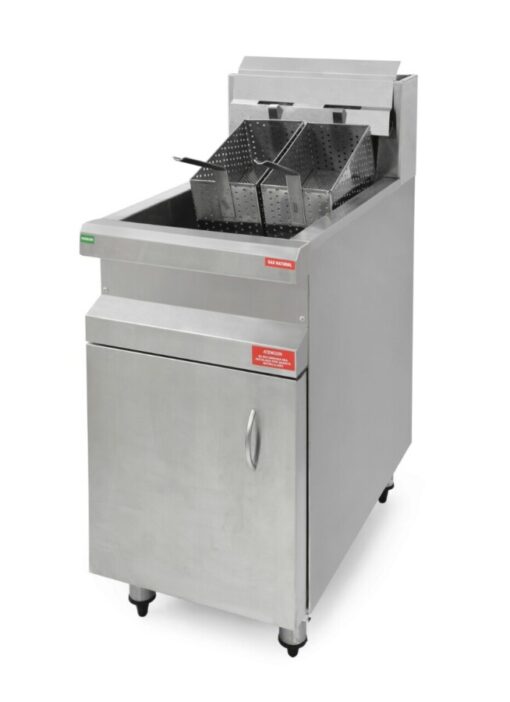 Freidora Industrial A Gas Yac 35lts 35l Acero Inoxidable