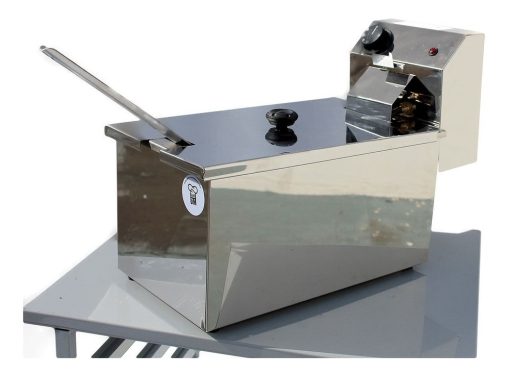 Freidora Eléctrica 8 A 10 Litros Con Canasto Acero Lourdes - Imagen 3