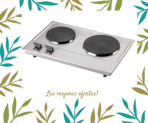 Anafe Eléctrico Empotrable 2 Hornallas Sikla Es3202 Acero - Imagen 3
