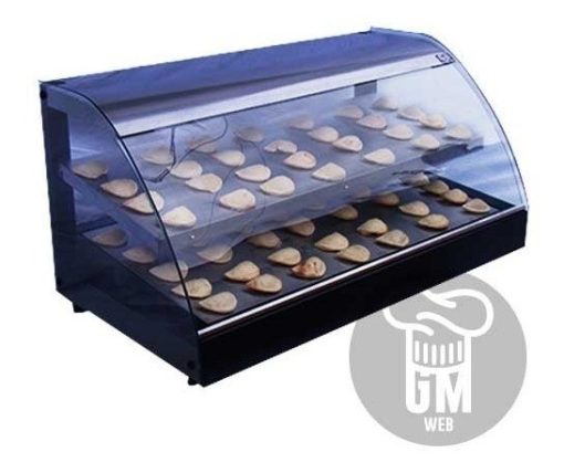 Exhibidor Mantenedor Warmer Comida Caliente 2 Niveles 120cm - Imagen 3