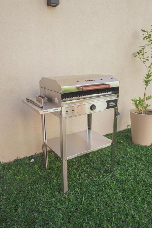 Parrilla Eléctrica Chalten Estante + Ahumado + Funda Resinet - Imagen 4