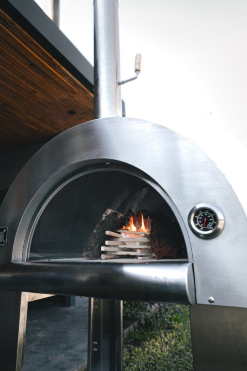 Horno A Leña Acero Inoxidable Pizzas Pan Carnes Bbq Grill - Imagen 8