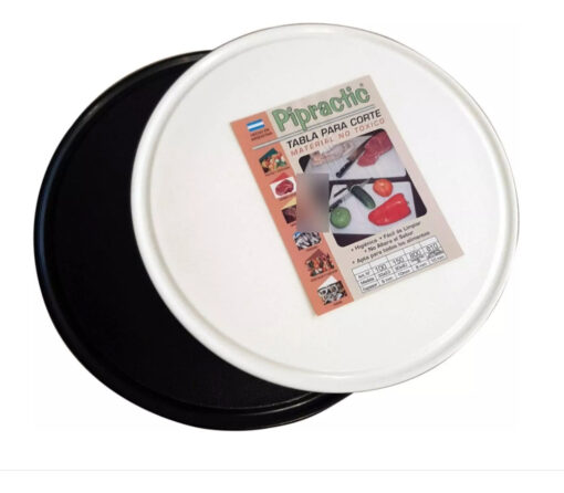 Tabla Para Pizza Pizzera 36 Cm Plástico Resistente Pipractic Redonda 36 Marrón