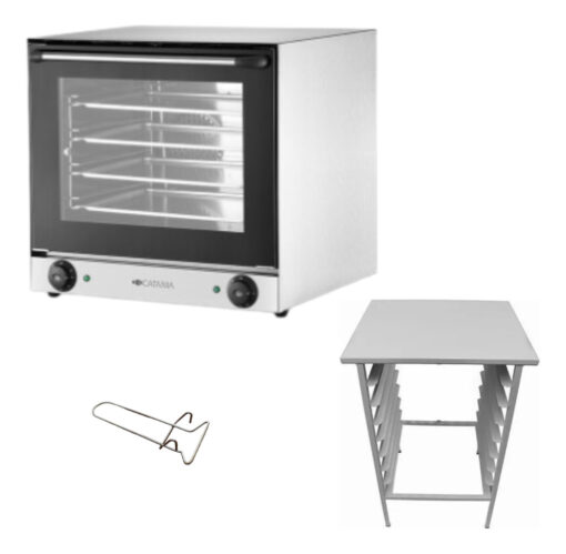 Horno Convector Catania 44x32 No Pauna + Base + 2 Rejillas - Imagen 3