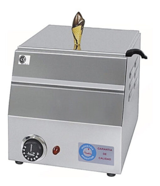 Bañadora Chocolate De Acero Inox 2,25 Cc Tacho Extra Premium - Imagen 4