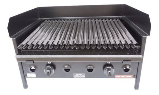 Parrilla A Gas Envasado Natural 70x60 + Plancha Y Ahumador - Imagen 3