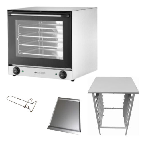 Horno Convector Catania 44x32 No Pauna + Base + 2 Rejillas - Imagen 4
