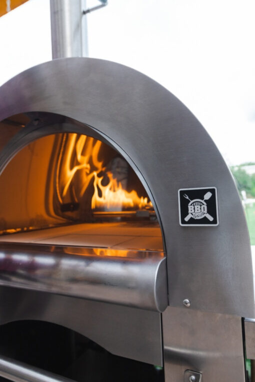 Horno Dual A Leña Y Gas Envasado Acero Inoxidable Bbq Grill - Imagen 8