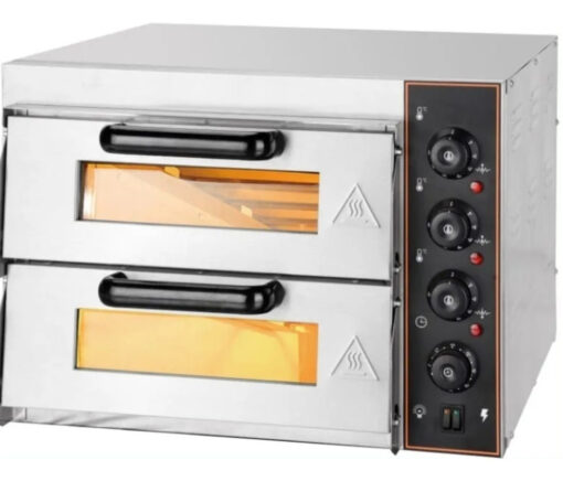 Horno Pizzero Eléctrico Doble Refractario Catania C/ Pinza! - Imagen 7
