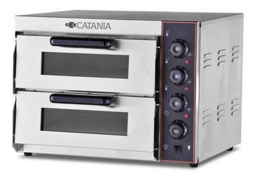Horno Pizzero Eléctrico Doble Refractario Catania C/ Pinza! - Imagen 3