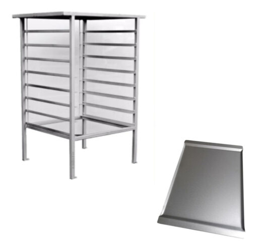 Base Mesa Horno Convector 8 Guias Latero Y 4 Bandejas 44x32