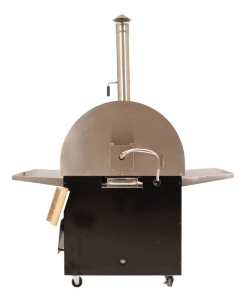 Horno Dual A Leña Y Gas Envasado Acero Inoxidable Bbq Grill - Imagen 4