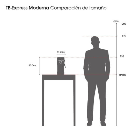Cafetera Express Moderna Turboblender Con Espumador Color Plateado - Imagen 4