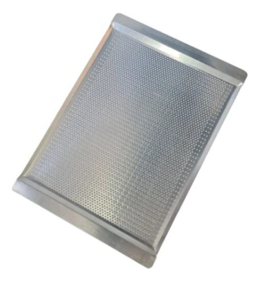 Bandeja 44x32 Cm Lisa Perforada Lata Placa Baguette Pan