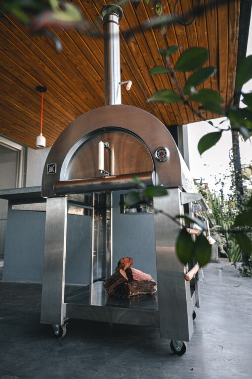 Horno A Leña Acero Inoxidable Pizzas Pan Carnes Bbq Grill - Imagen 9