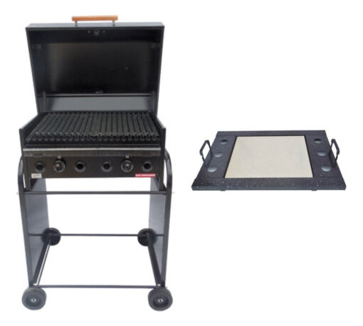 Parrilla A Gas Natural Envasado 70x60 Carro Pizzera Ahumador