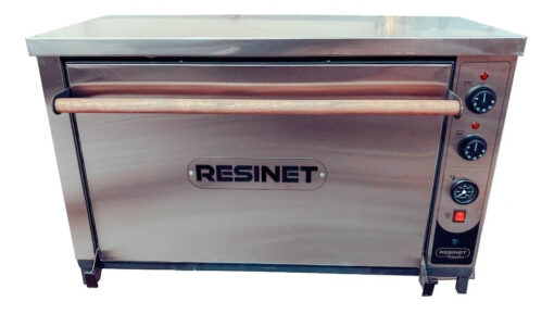 Horno Pizzero Eléctrico 8 Moldes Gratinador Resinet + Pinza - Imagen 4