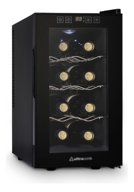 Cava De Vinos 8 Botellas Luz Led Ultracomb 8/18 Grados